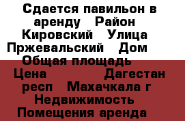 Сдается павильон в аренду › Район ­ Кировский › Улица ­ Пржевальский › Дом ­ 39 › Общая площадь ­ 18 › Цена ­ 10 000 - Дагестан респ., Махачкала г. Недвижимость » Помещения аренда   